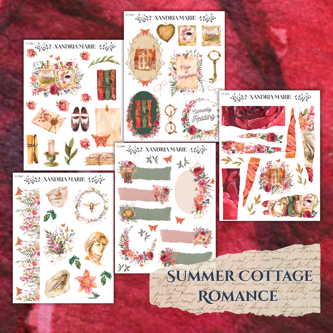 BUNDLE Summer Cottage Romance Collection (All 10 Sticker Sheets)