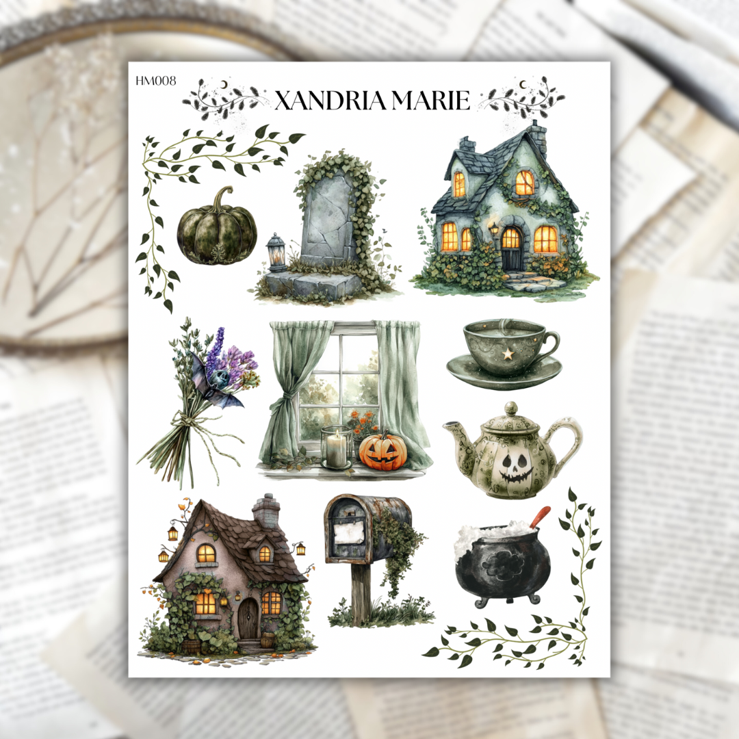 The House in the Woods Sticker Sheet