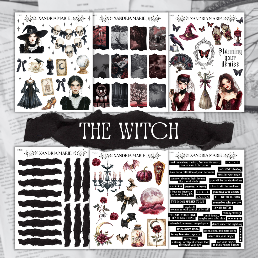 BUNDLE The Witch Collection (All 17 Sticker Sheets)