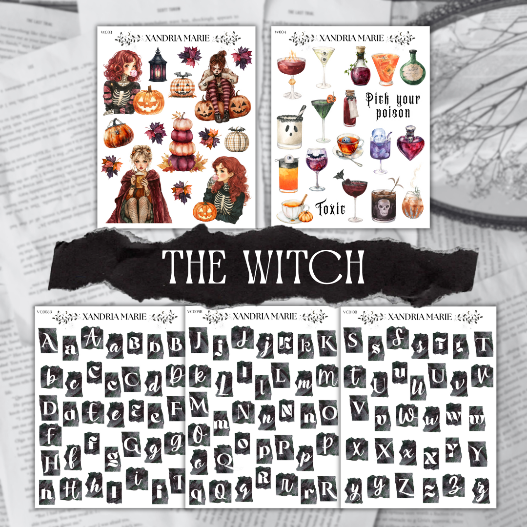 BUNDLE The Witch Collection (All 17 Sticker Sheets)