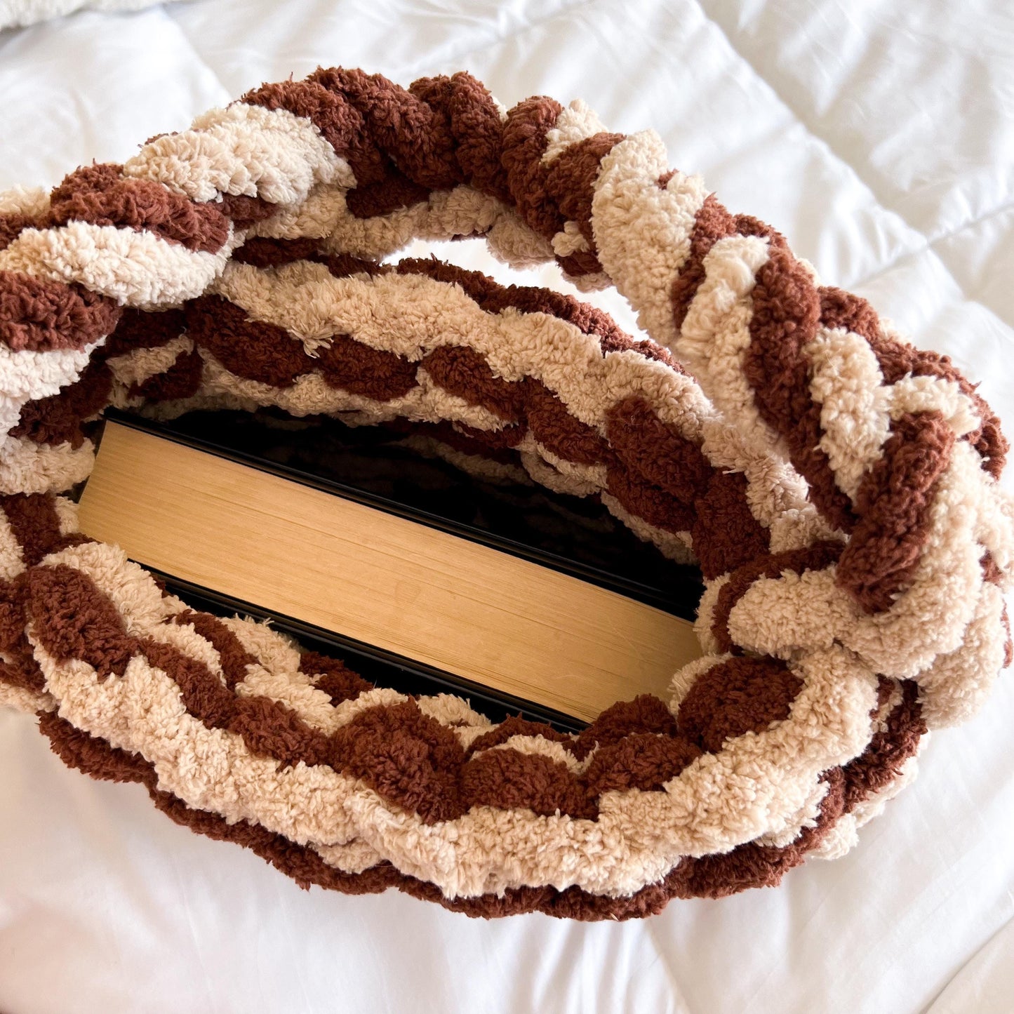 Chenille Chunky Knit Handbag