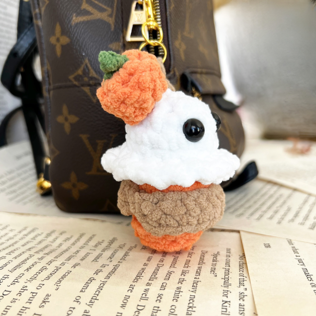 Boo! I’m Spiced Crochet Keychain