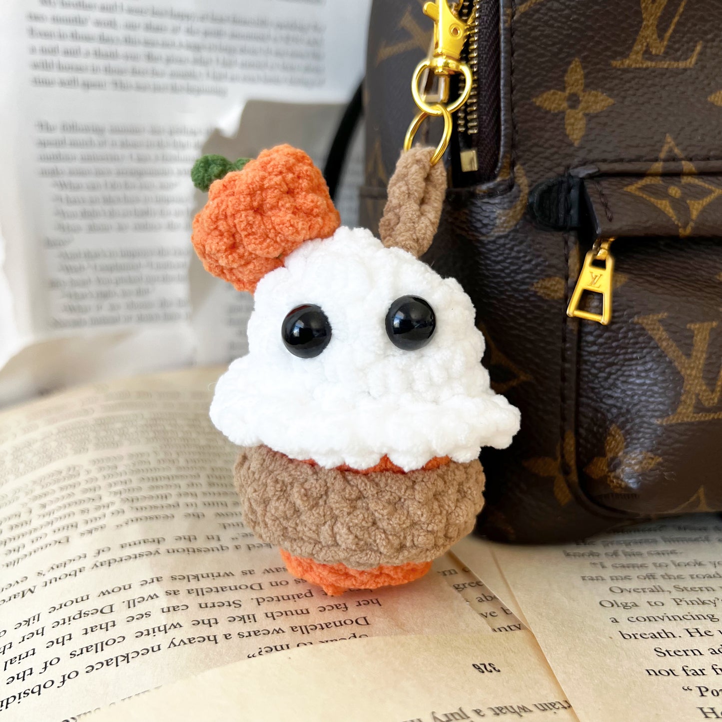 Boo! I’m Spiced Crochet Keychain