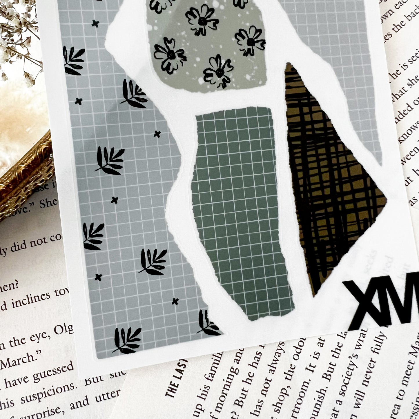 HPX x XM Boho Ripped Patterns Sticker Sheet