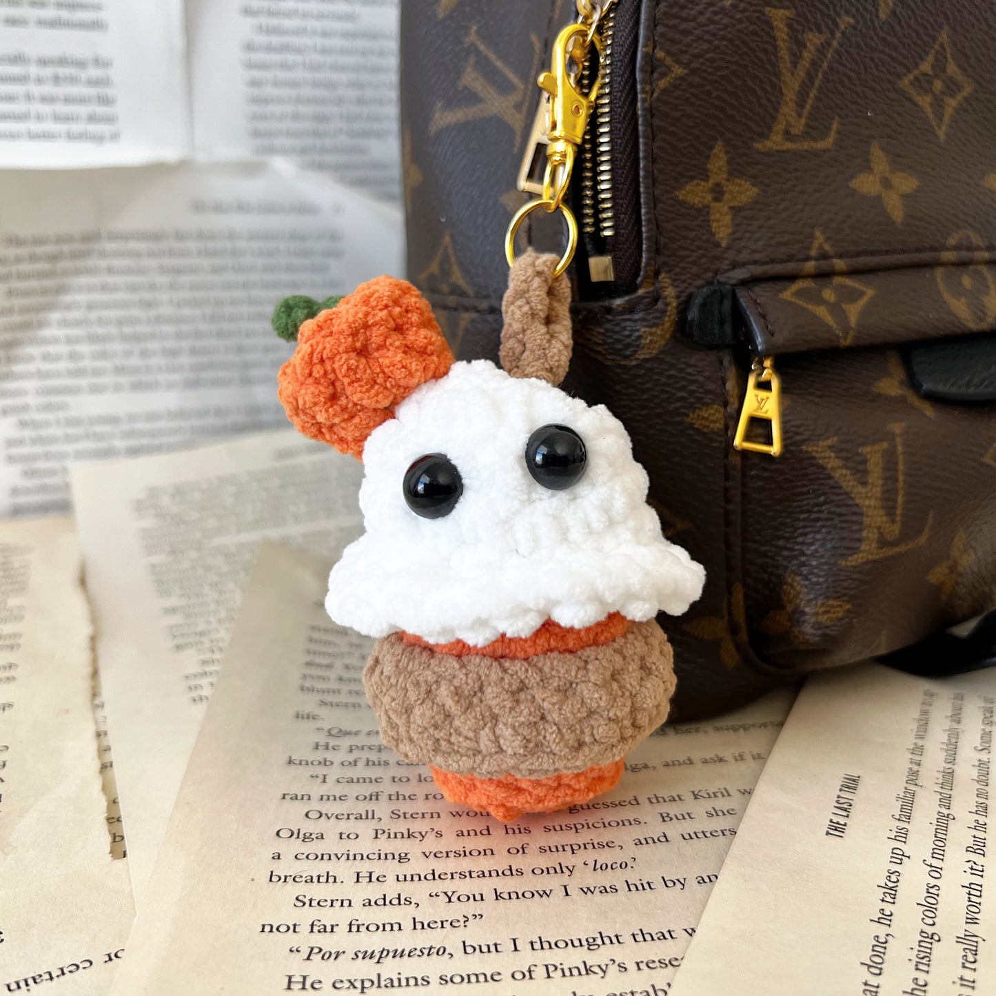Boo! I’m Spiced Crochet Keychain