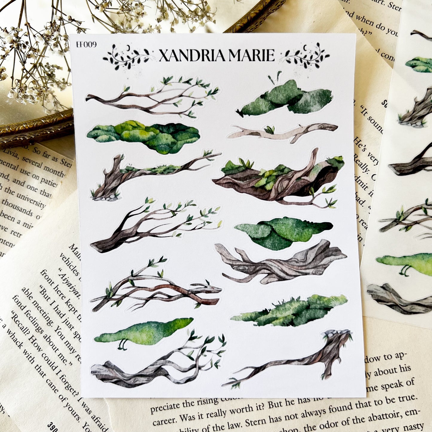 Forest Branches Sticker Sheet
