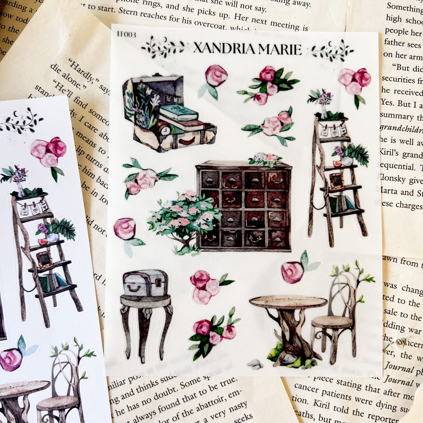 Fixtures & Florals Sticker Sheet
