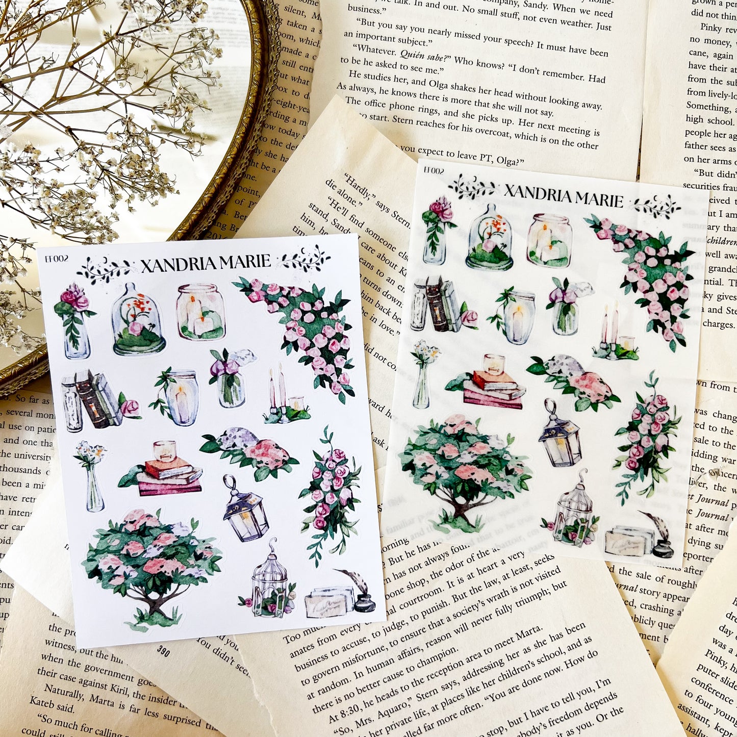 Vases & Florals Sticker Sheet