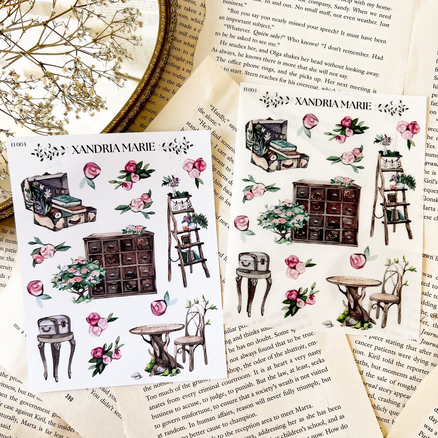 Fixtures & Florals Sticker Sheet