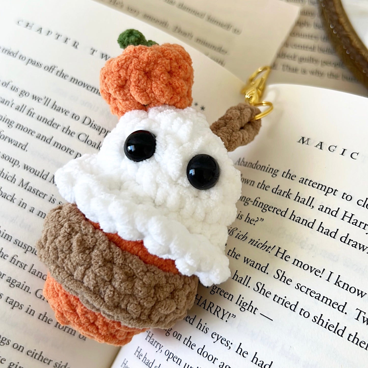 Boo! I’m Spiced Crochet Keychain