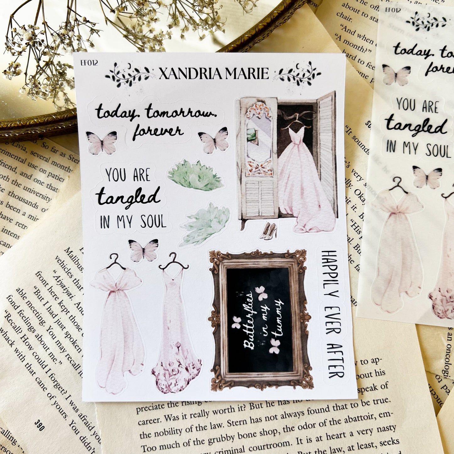 Gowns & Forever Sticker Sheet