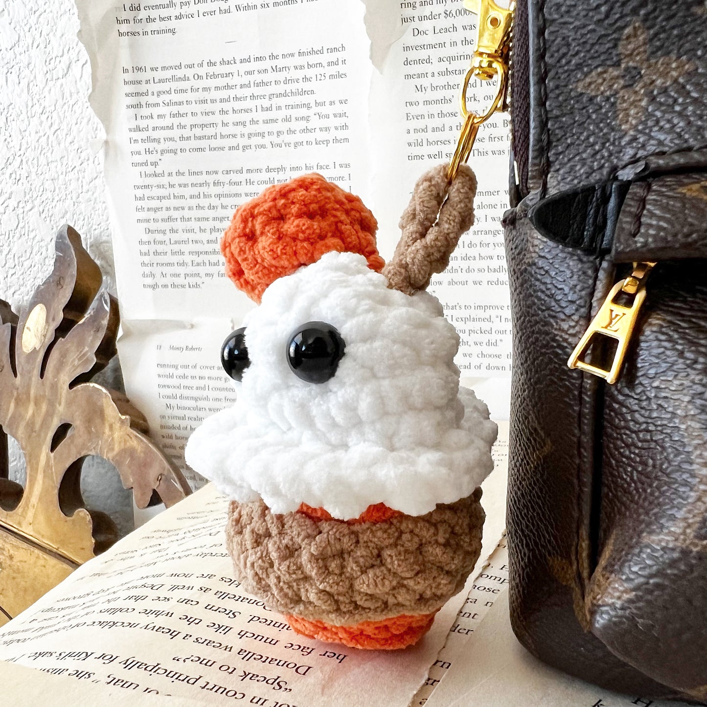 Boo! I’m Spiced Crochet Keychain
