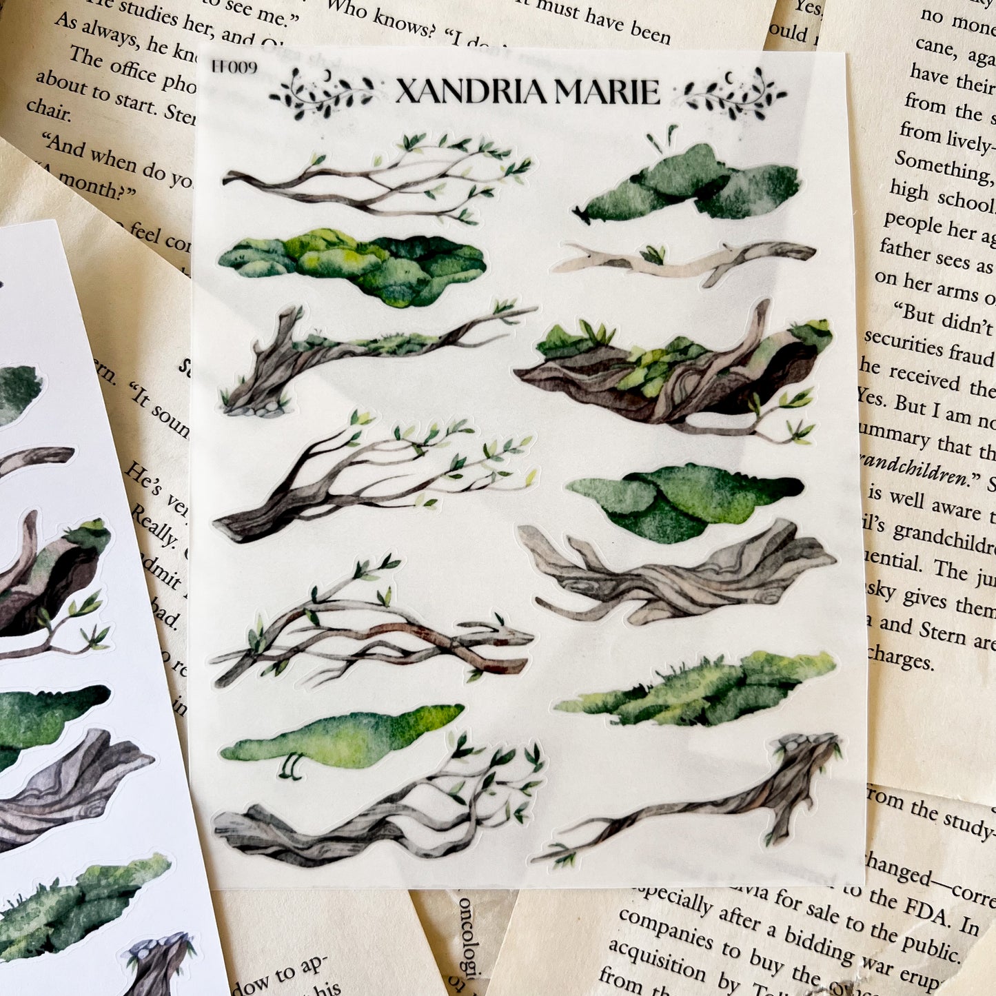 Forest Branches Sticker Sheet