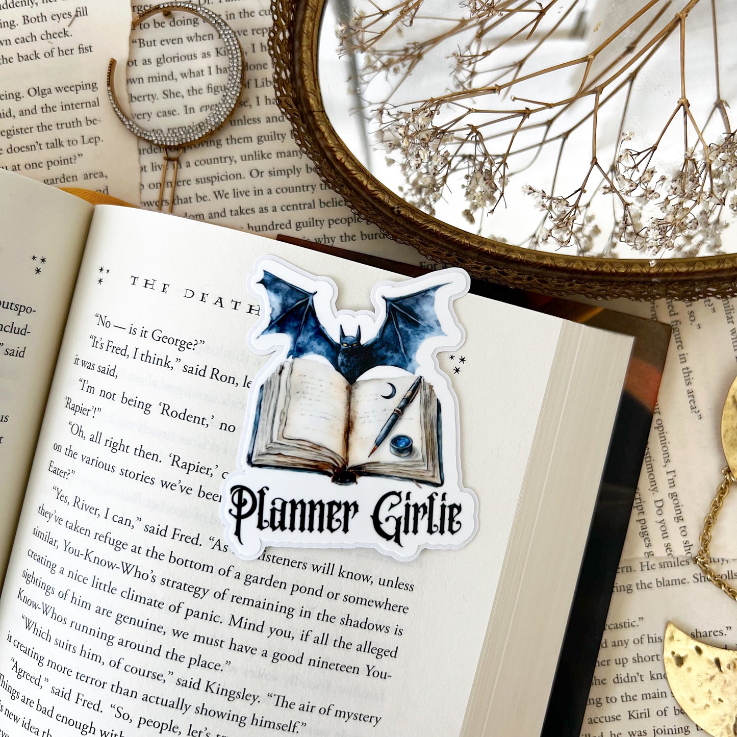 Planner Girlie Vinyl Diecut Sticker