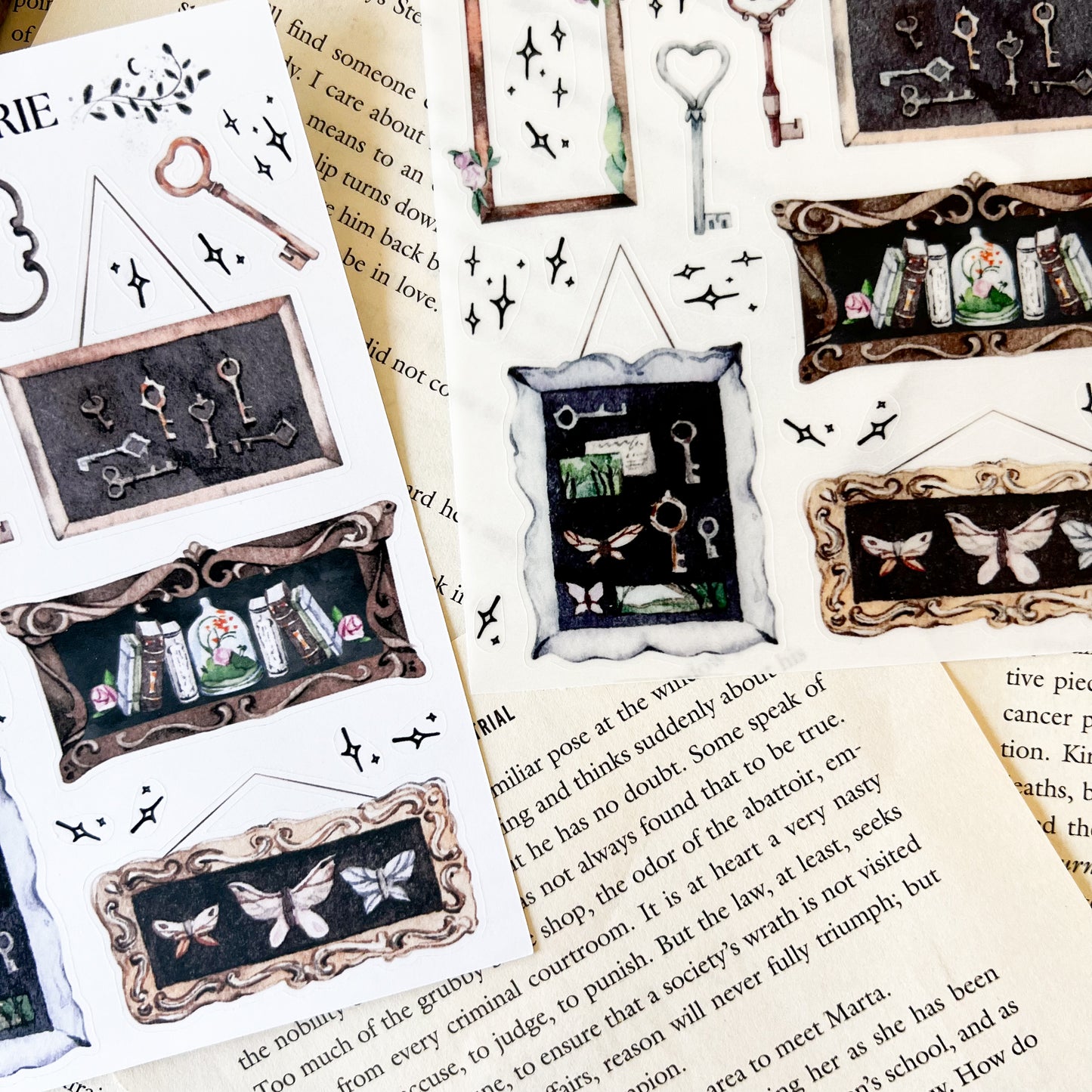 Frames & Keys Sticker Sheet