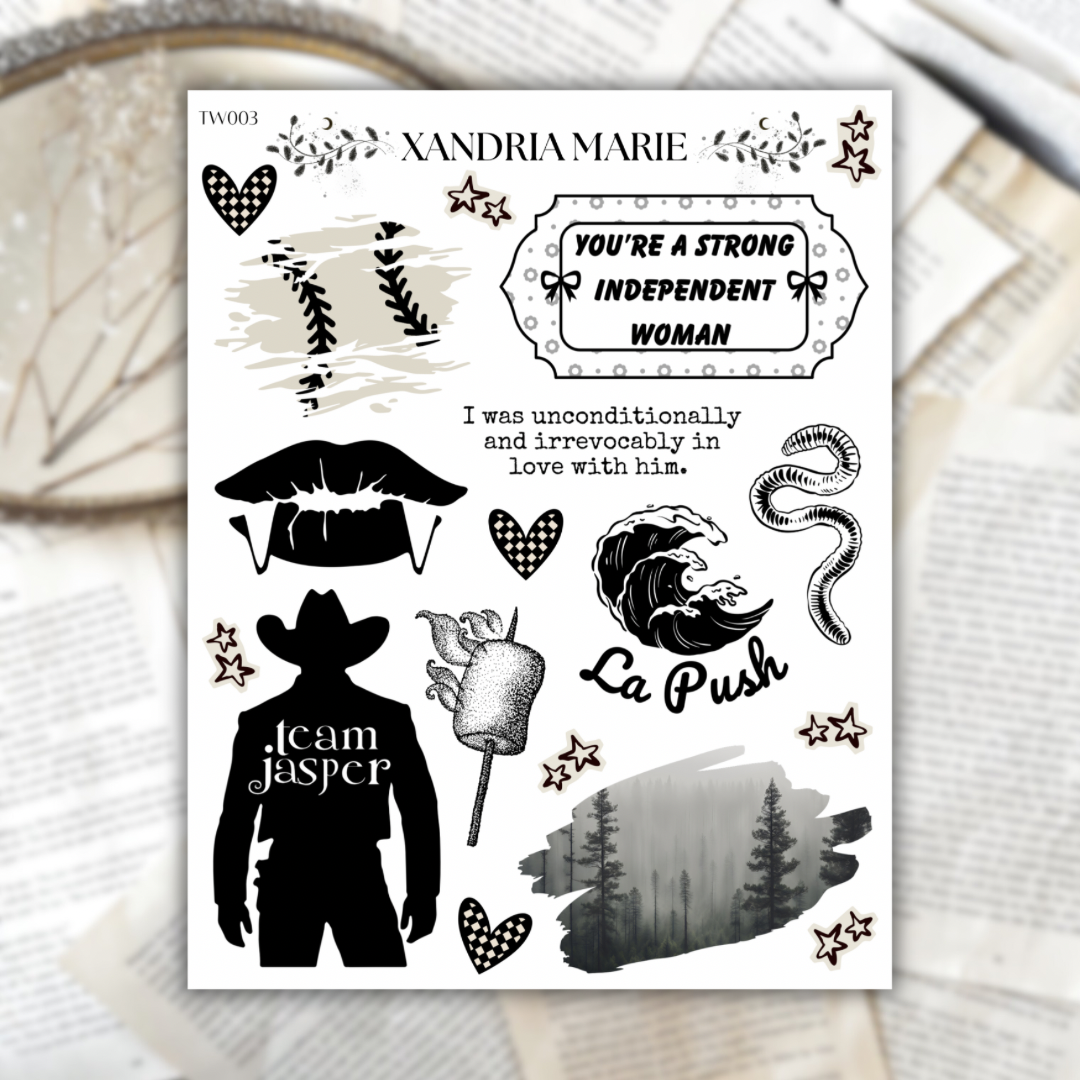 Twilight Vibes Sticker Sheet