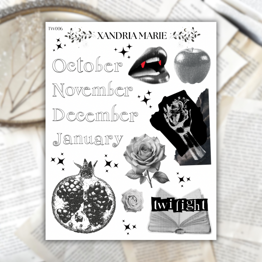 Twilight Months Sticker Sheet