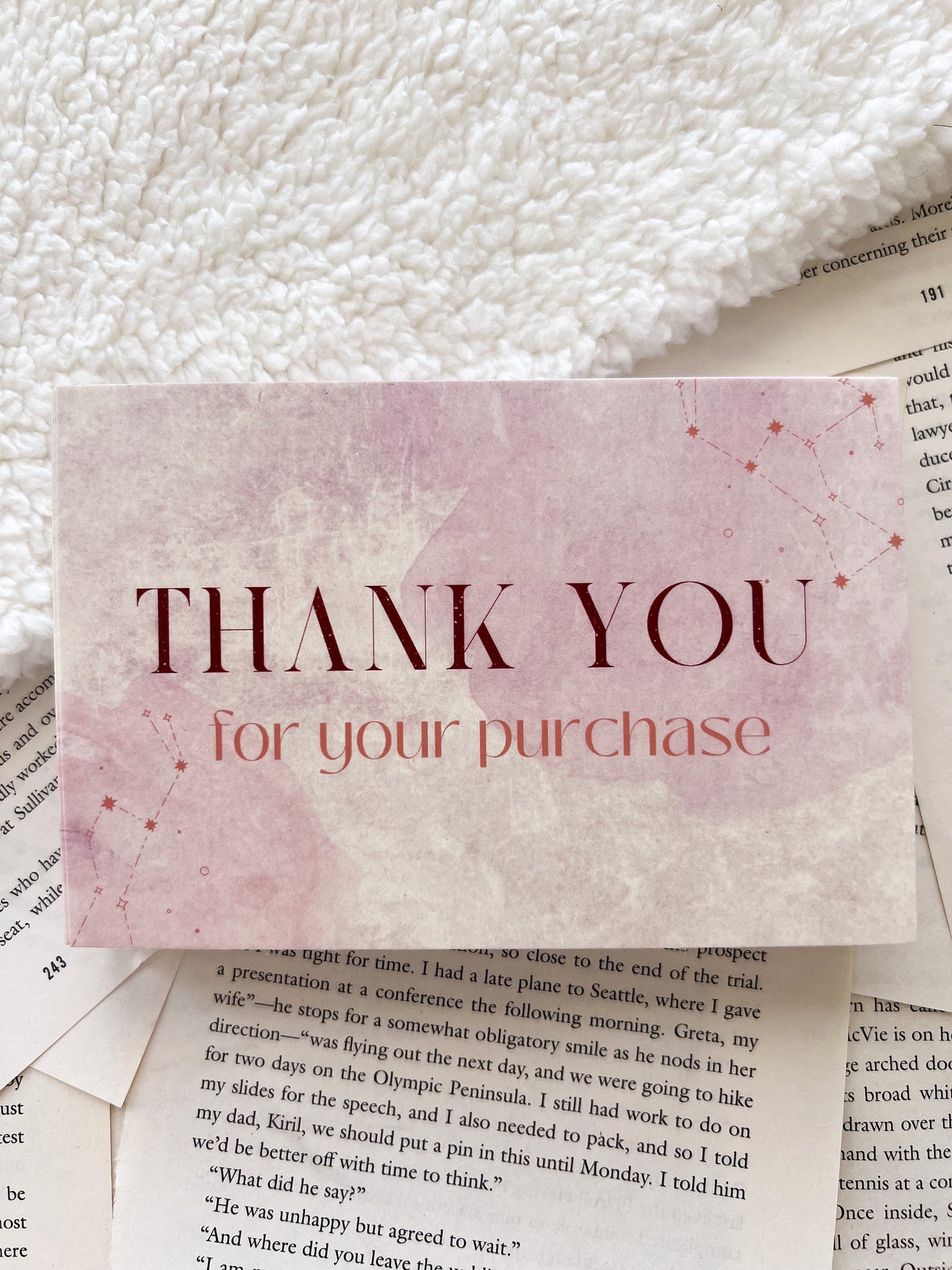 Celestial Thank You Cards, Shipping Supplies, Small Business Essentials