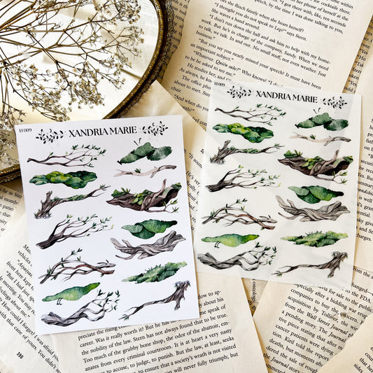 Forest Branches Sticker Sheet