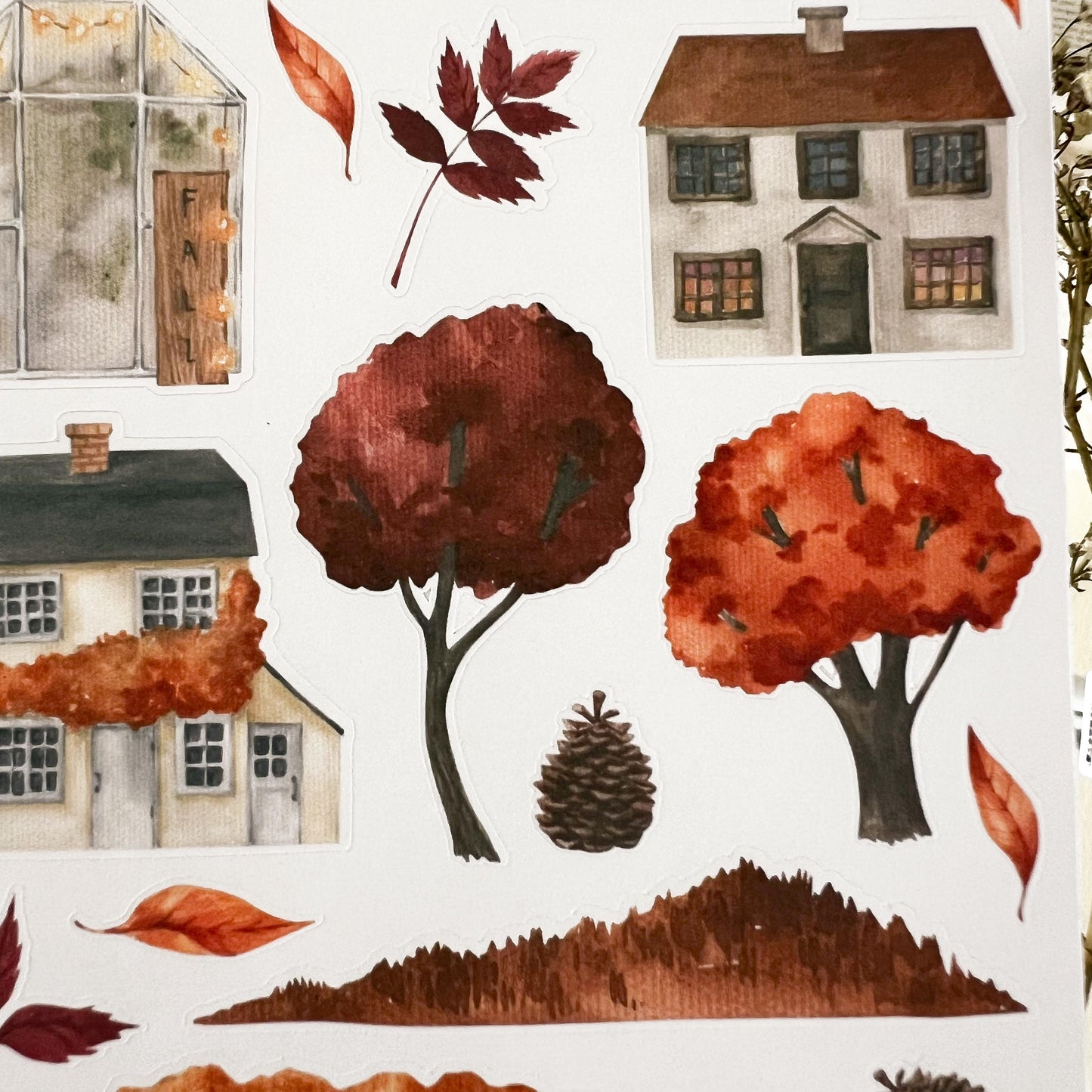 Fall Foliage Sticker Sheet