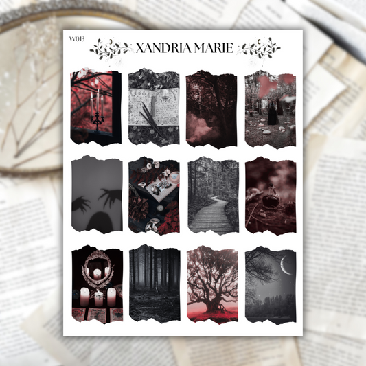 Witch Aesthetic Sticker Sheet
