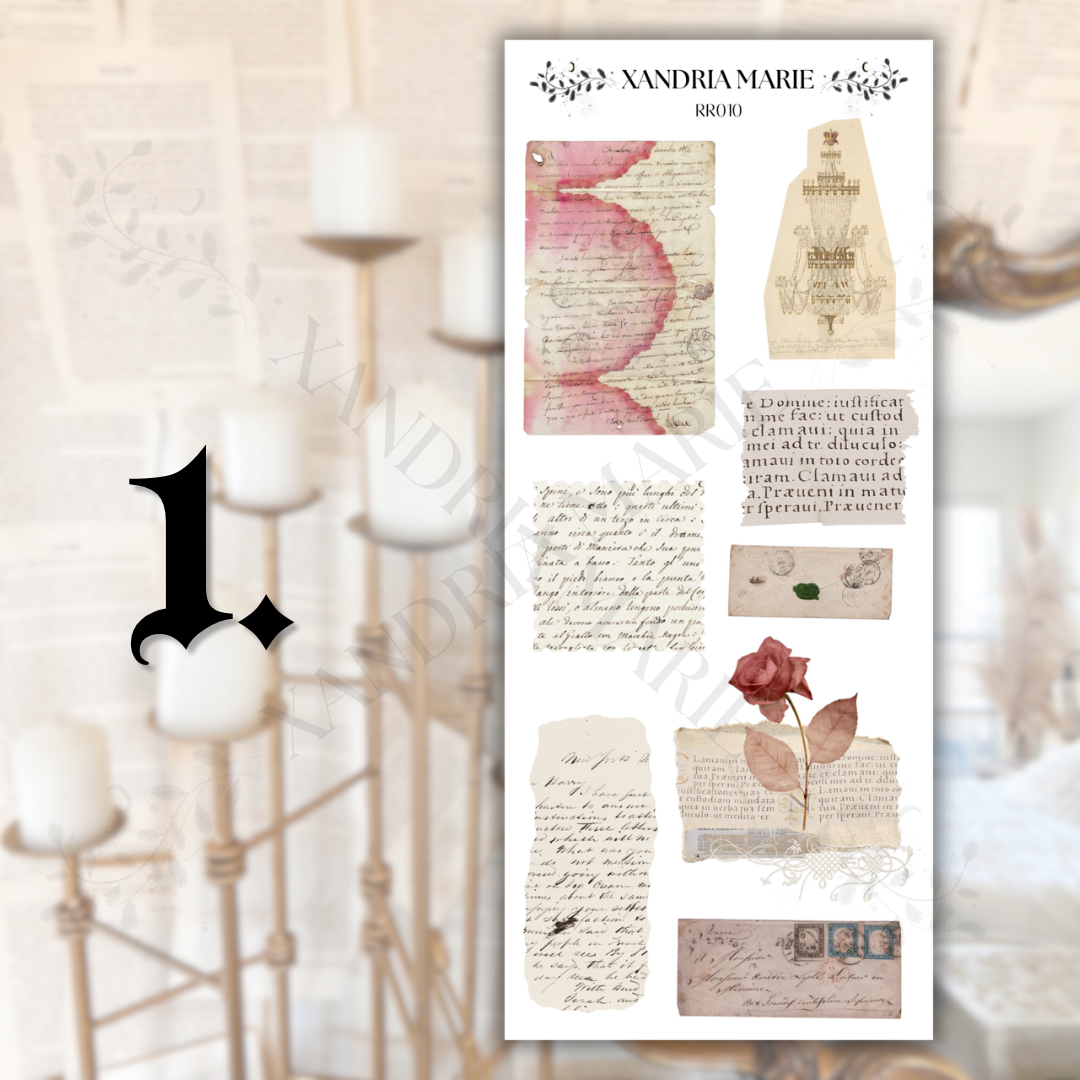 Regency Romance Sticker Sheets