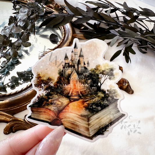 Fairytale Story Holographic Diecut Vinyl Sticker