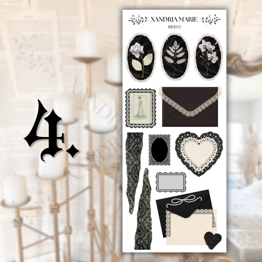 Regency Romance Sticker Sheets