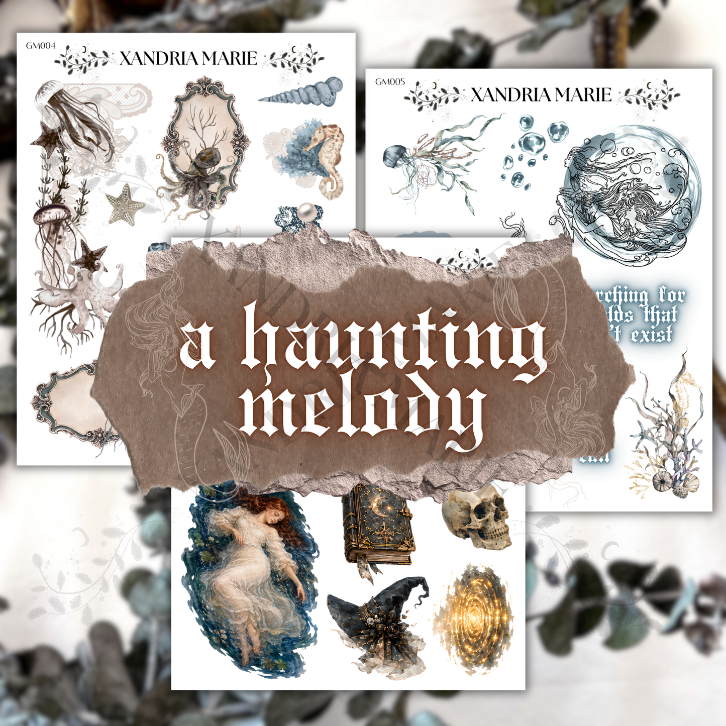 BUNDLE A Haunting Melody Collection (All 15 Sticker Sheets)