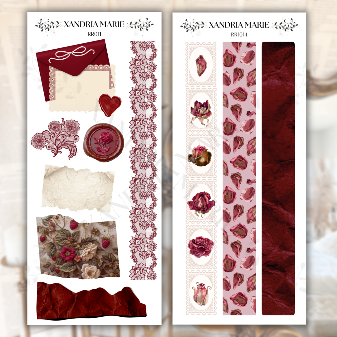 Regency Romance Sticker Sheets