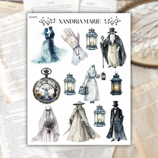 Spirits of the Manor Sticker Sheet
