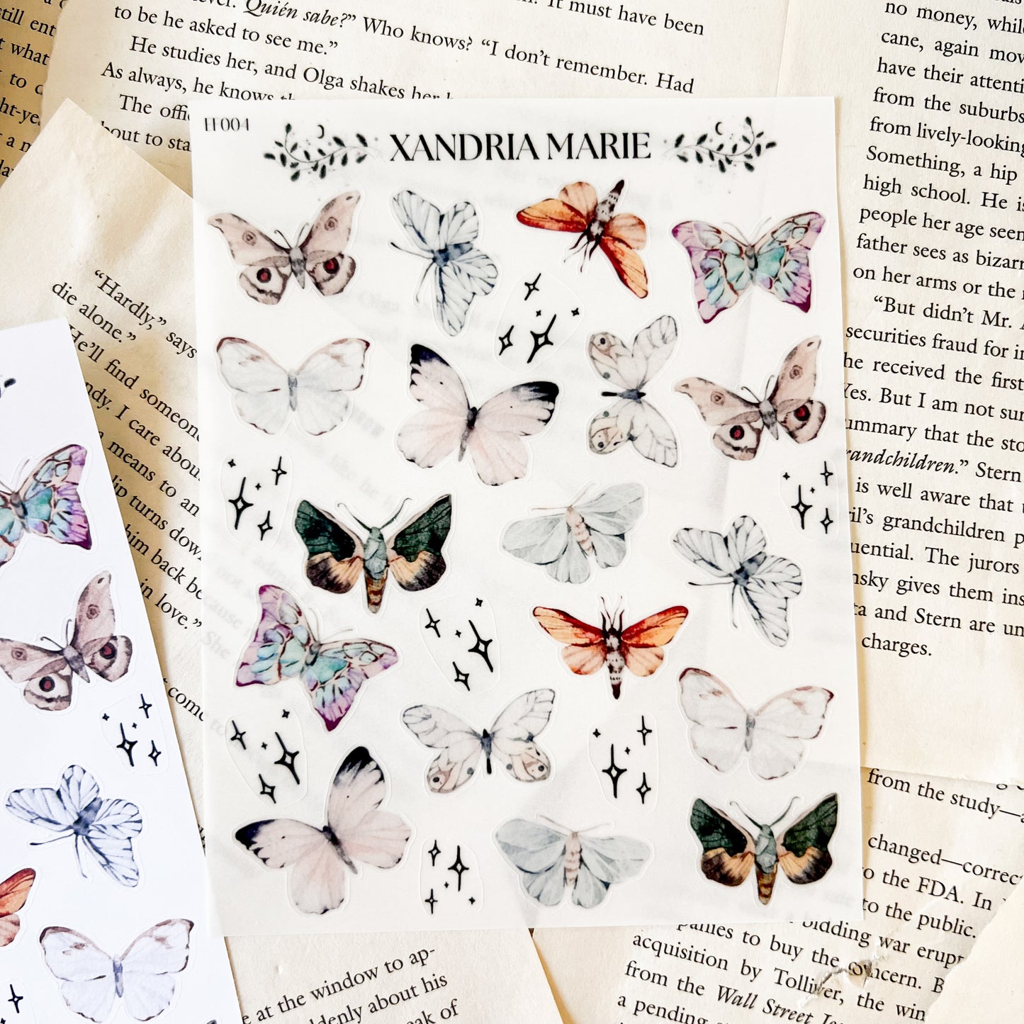 Butterflies & Moths Sticker Sheet