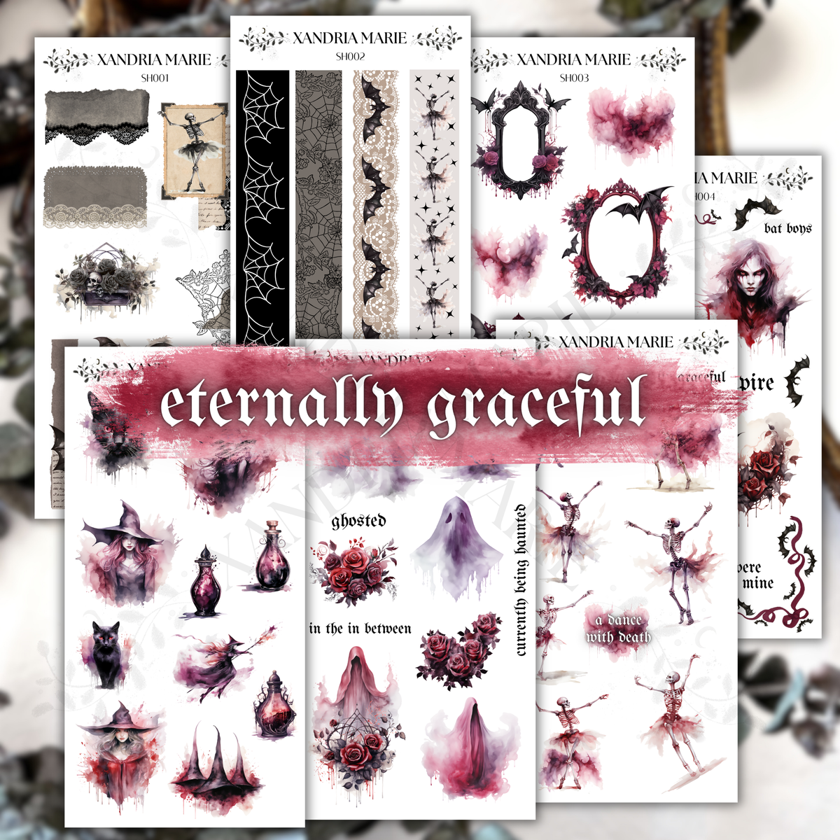 Eternally Graceful Sticker Sheets