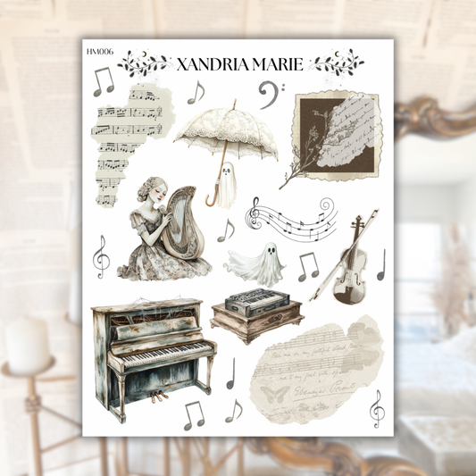 The Music Room Sticker Sheet