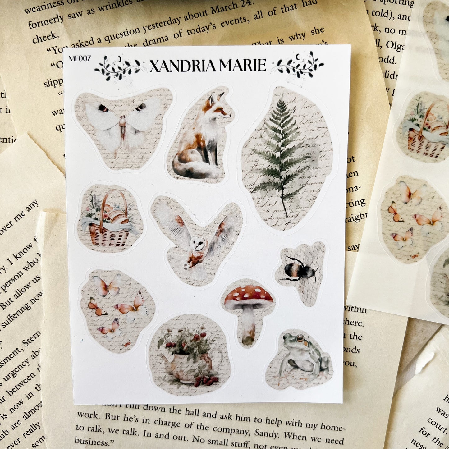 Magical Spring Cutout Sticker Sheet II
