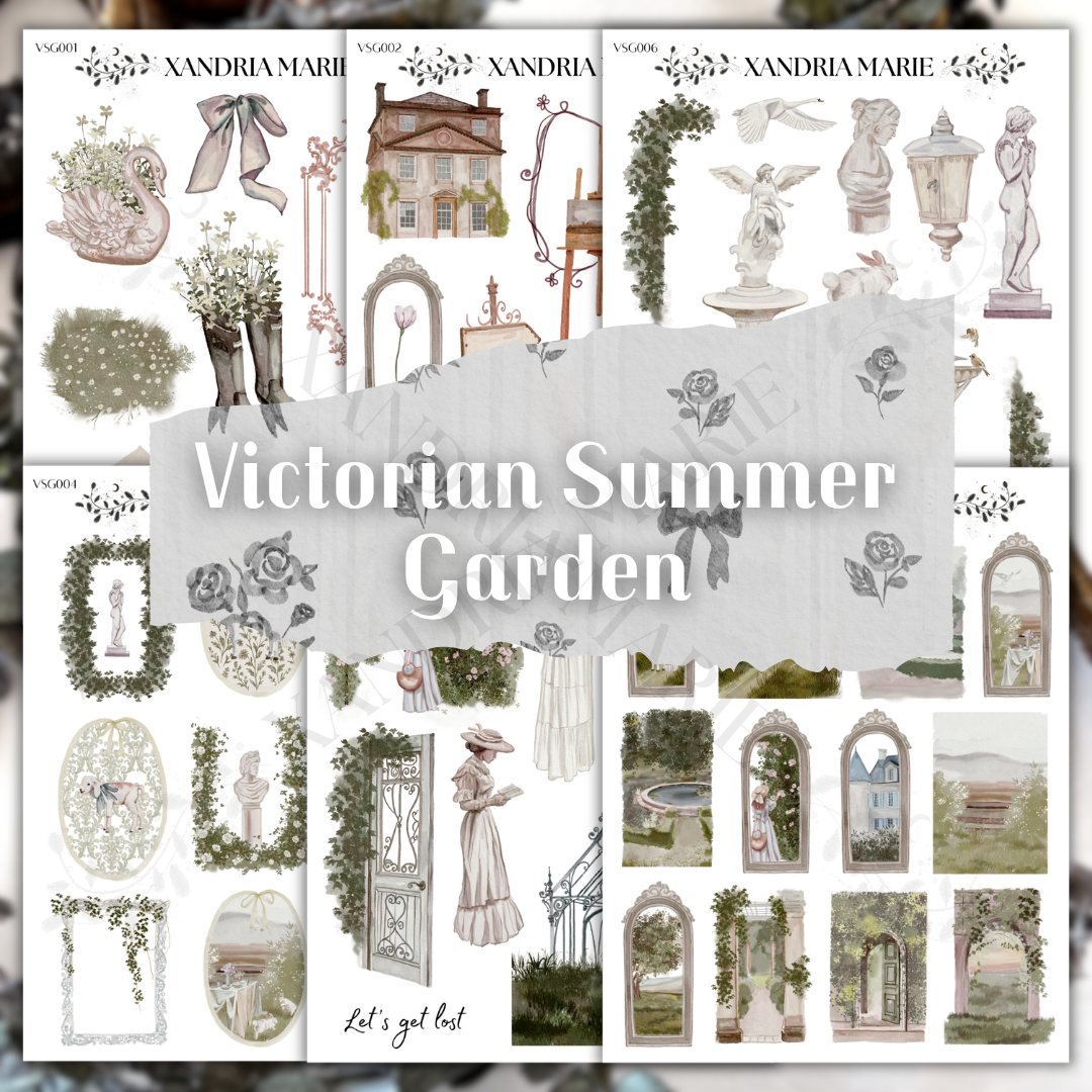 BUNDLE Victorian Summer Garden Collection (All 16 Sticker Sheets)