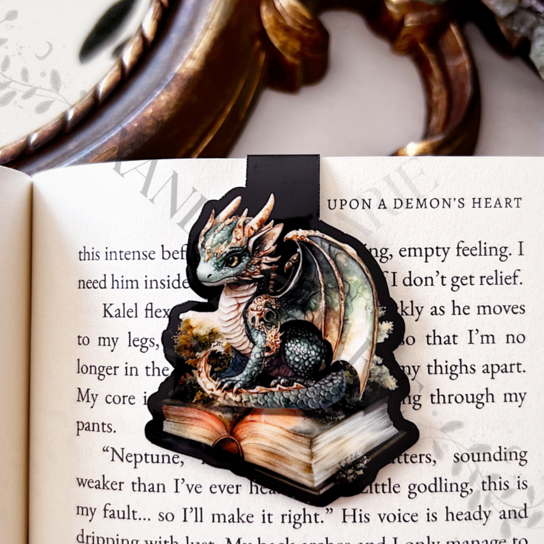 Book Dragon Magnetic Bookmark