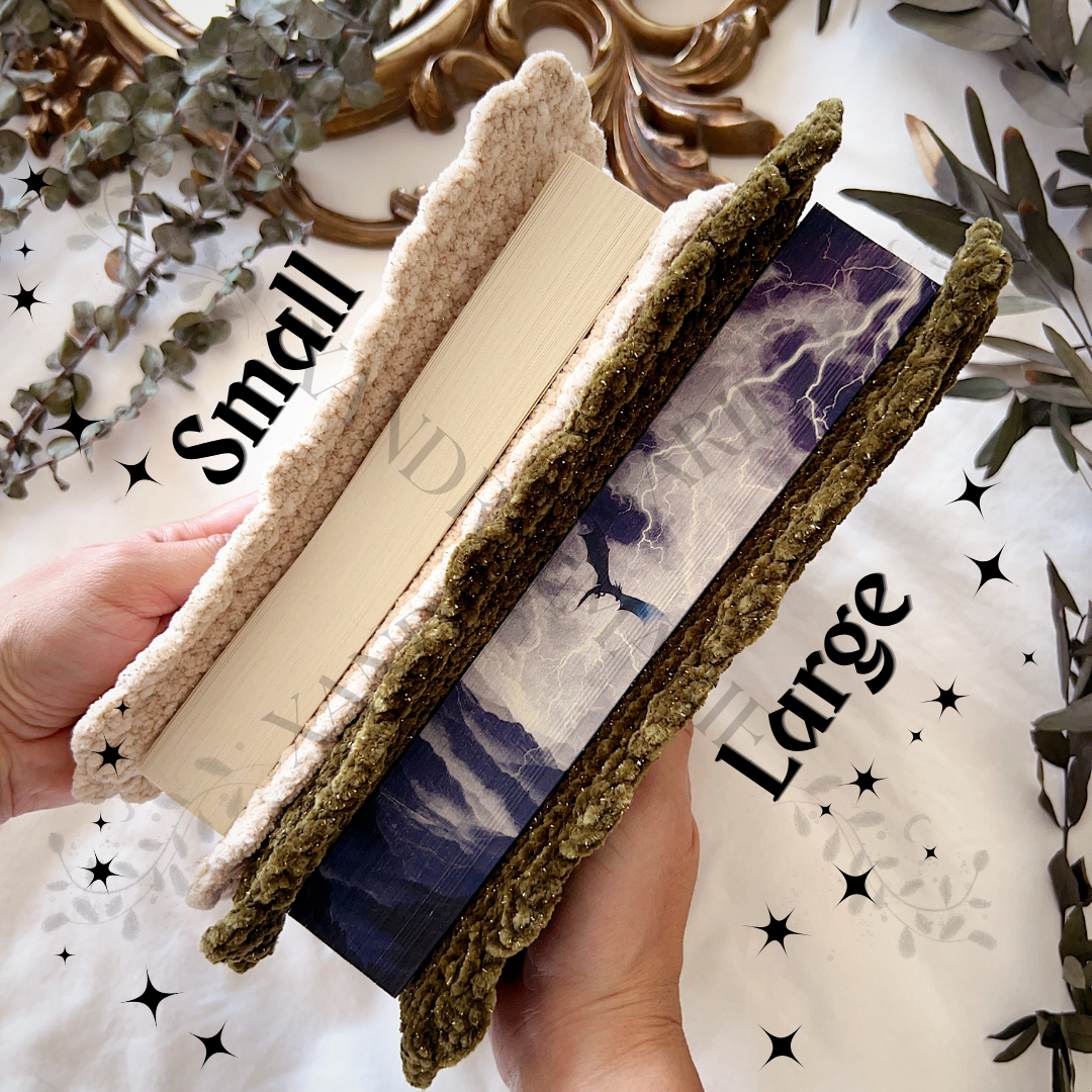CUSTOMIZE Flutter Crochet Book Cover. Journal Cover.