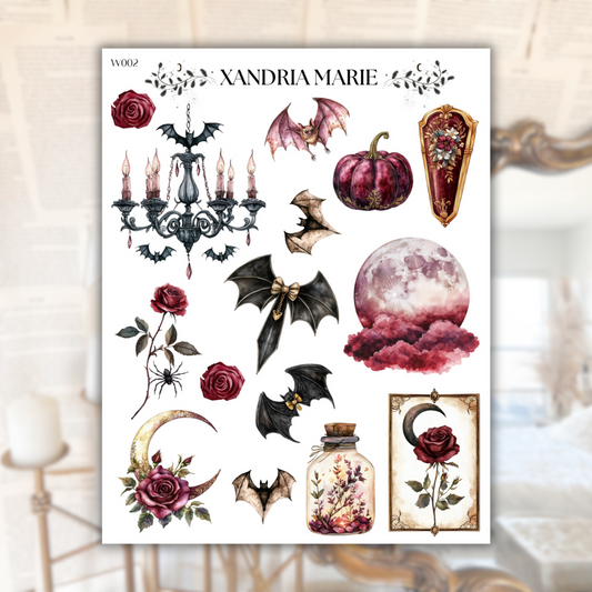 Vampire Sticker Sheet