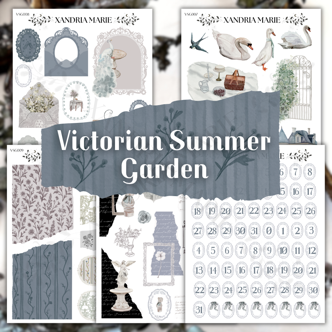 BUNDLE Victorian Summer Garden Collection (All 16 Sticker Sheets)