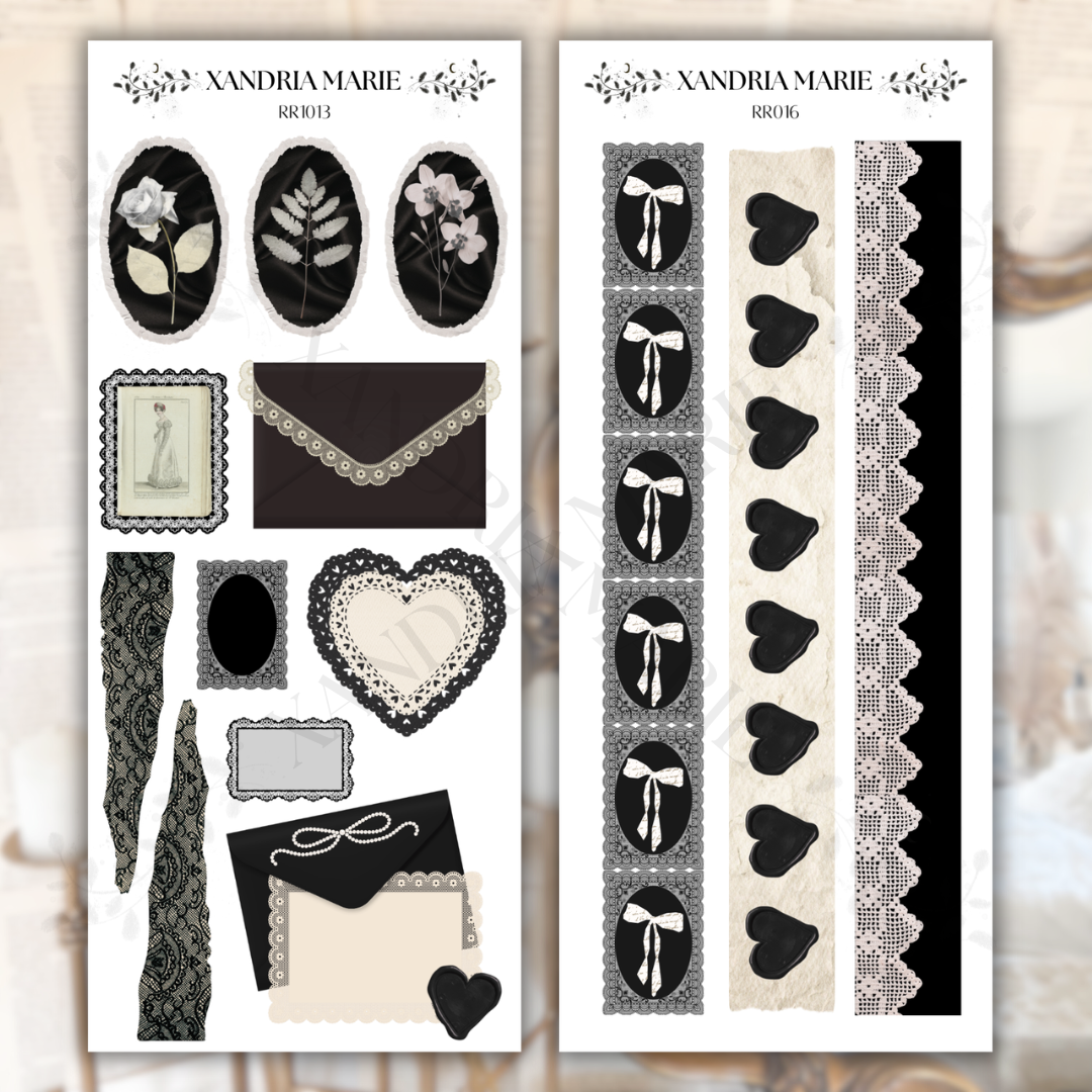 Regency Romance Sticker Sheets
