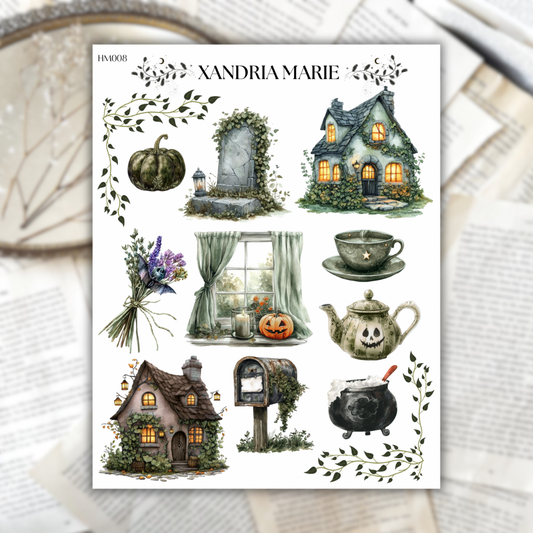The House in the Woods Sticker Sheet