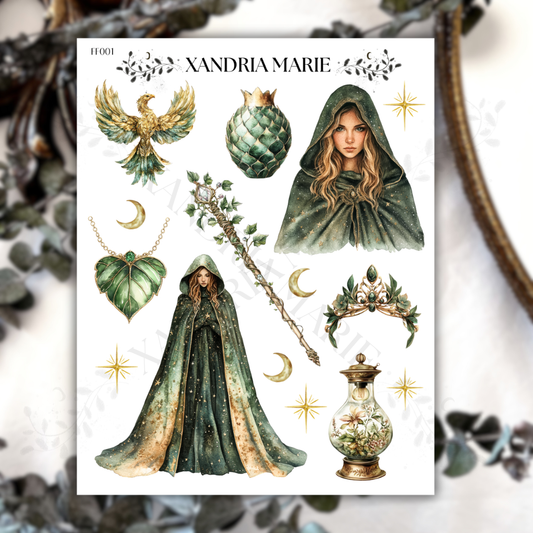 The Sorceress Sticker Sheet