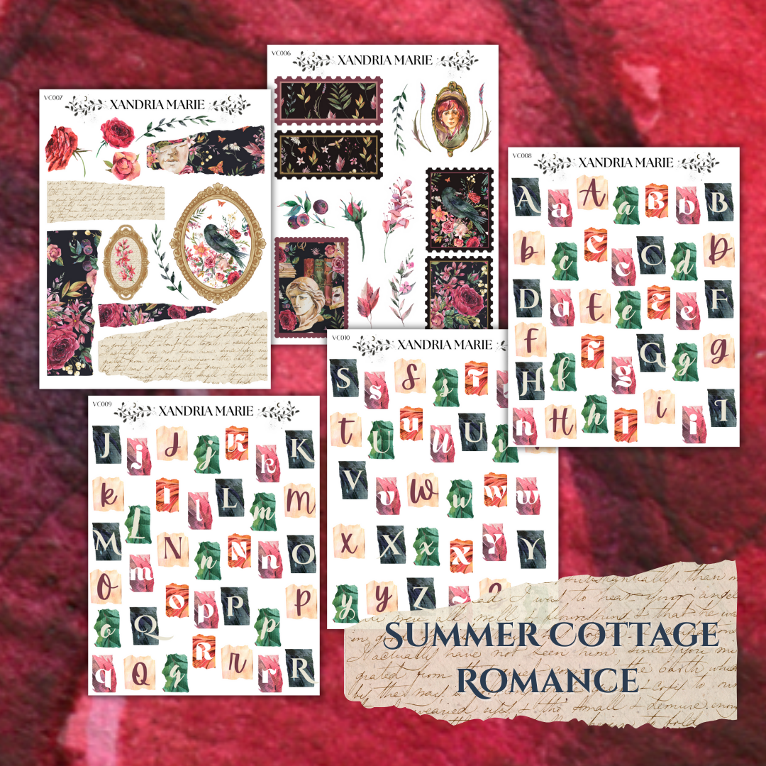 BUNDLE Summer Cottage Romance Collection (All 10 Sticker Sheets)