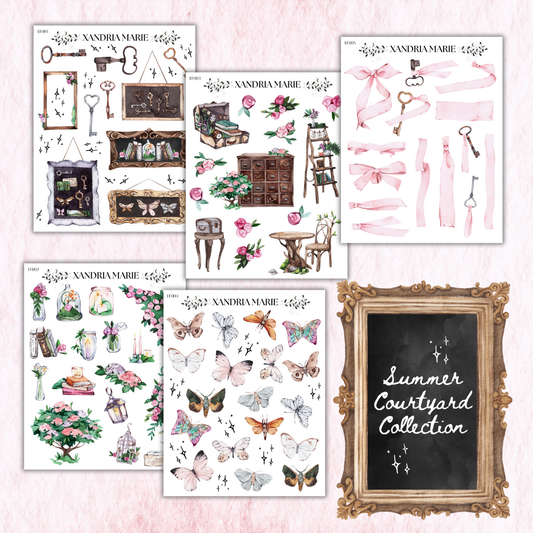 BUNDLE Summer Courtyard Collection (All 10 Sticker Sheets)