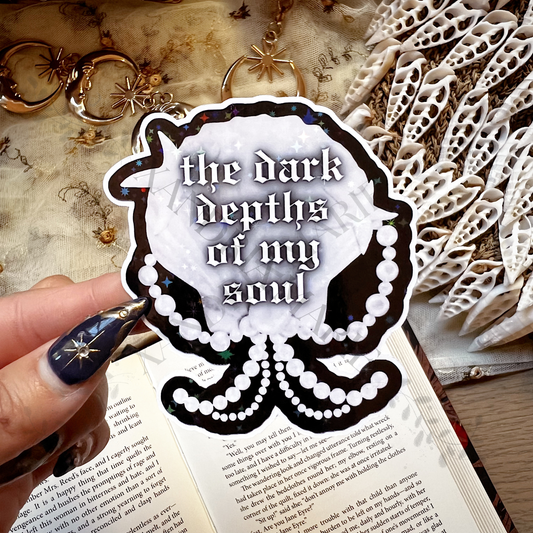 Depths of My Soul Holographic Diecut Vinyl Sticker
