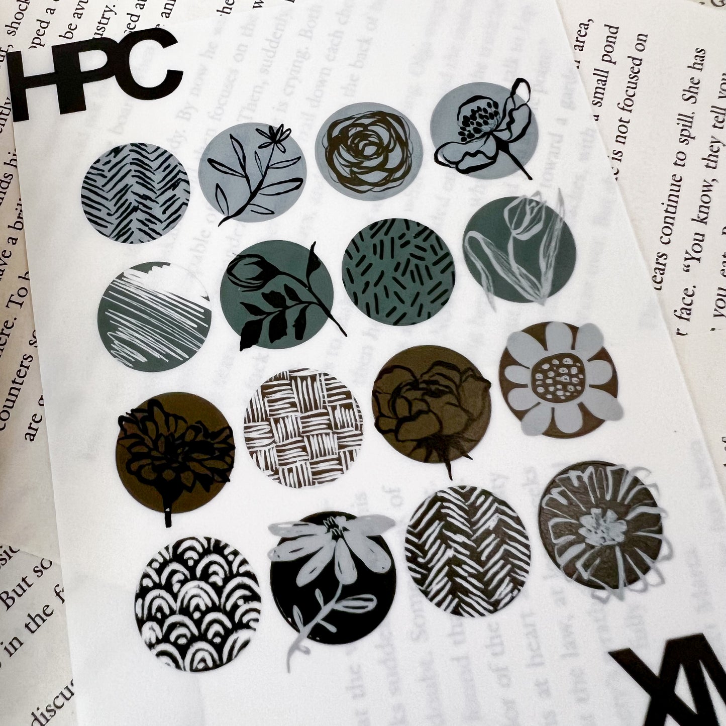 HPX x XM Floral and Pattern Sticker Sheet