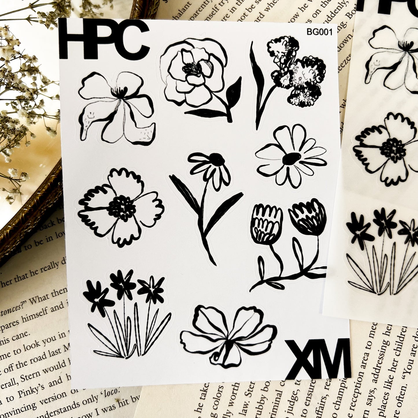 HPC x XM Flowers Sticker Sheet