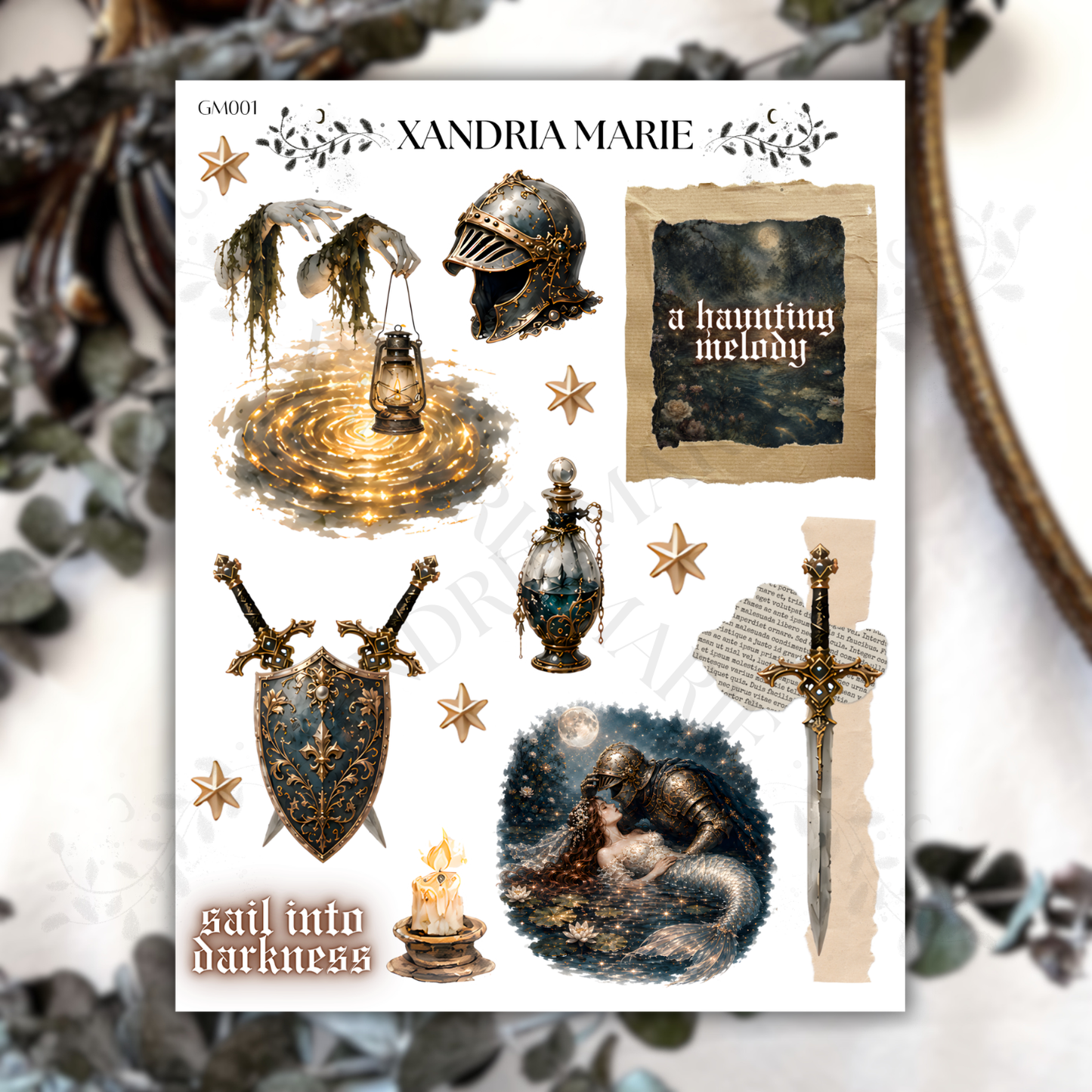 BUNDLE A Haunting Melody Collection (All 15 Sticker Sheets)