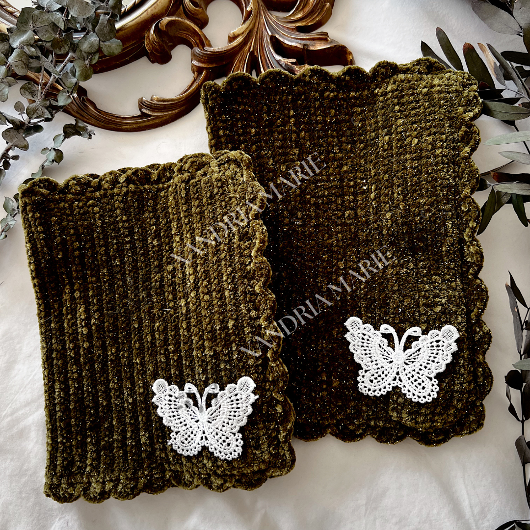 CUSTOMIZE Butterfly Crochet Book Cover. Journal Cover.